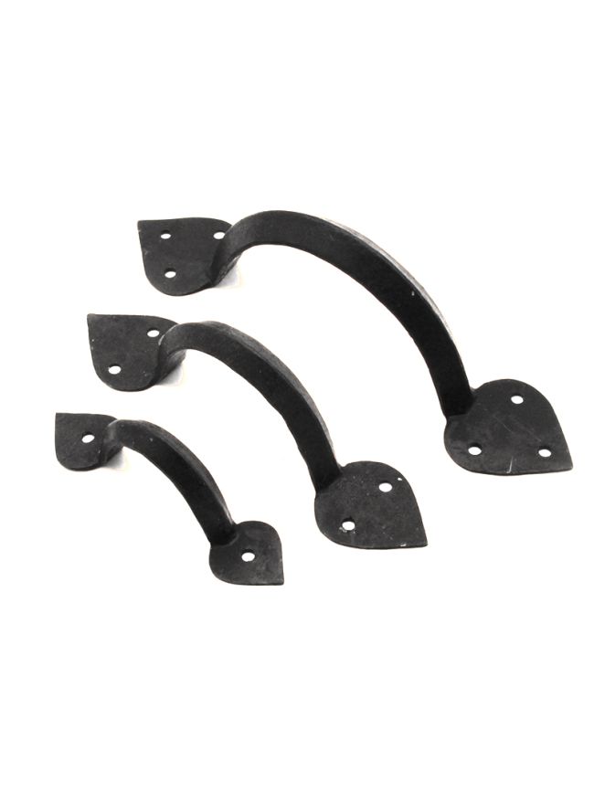 Iron Door Handle Arrow End 6" - 150mm Beeswax