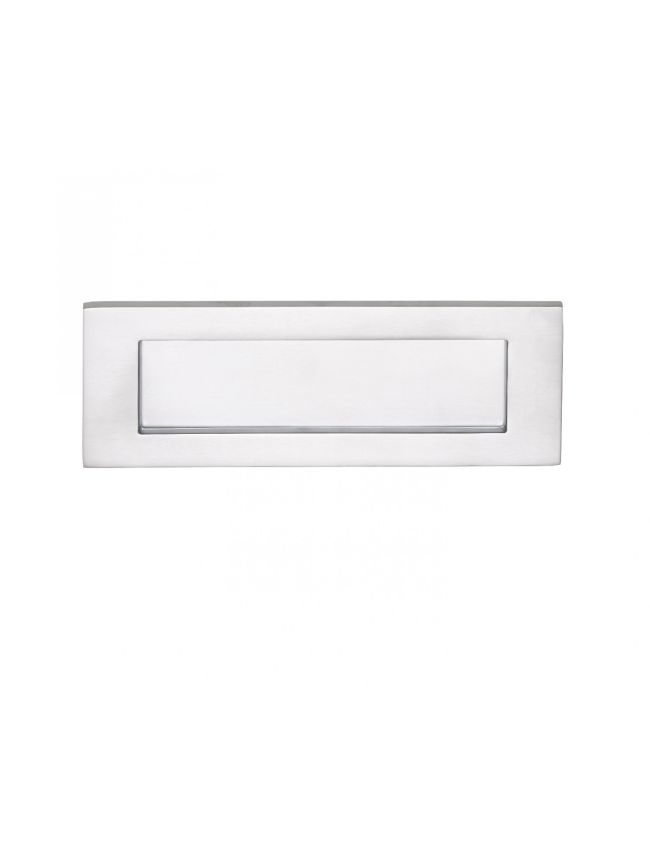 Plain Letter Plate - Satin Chrome