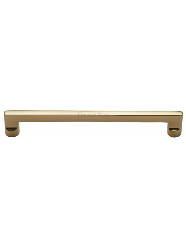 Heritage Brass Cabinet Pull Apollo Design 256mm CTC Polished Brass Finish