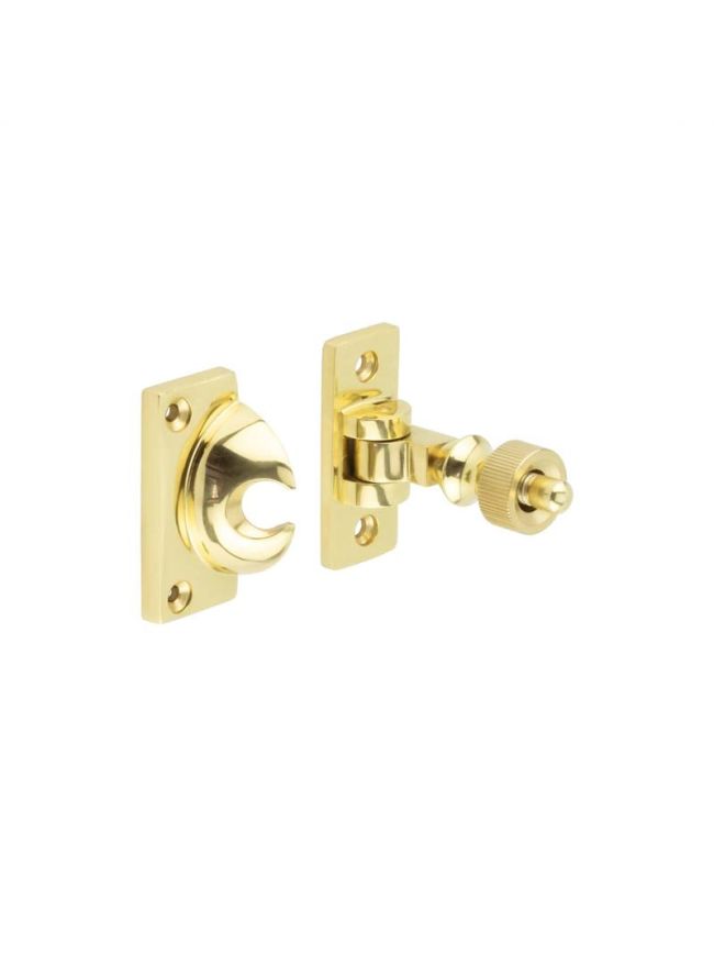 Jedo Heavy Brighton Fasteners 57x22mm Polished Brass - By Frelan Hardware - JV4288PB