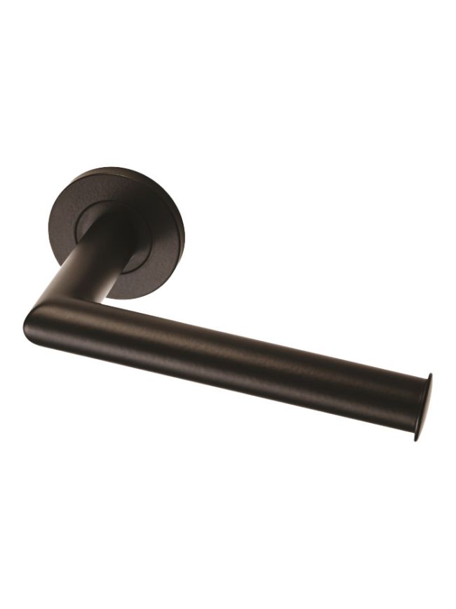 Stainless Steel Toilet Paper Holder - Matt Black