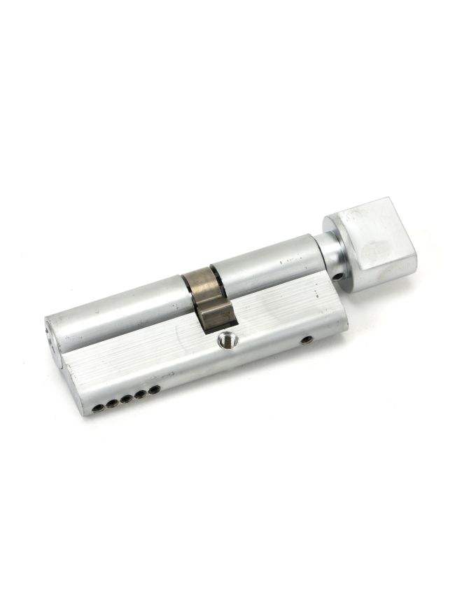 Satin Chrome 35T/45 5pin Euro Cylinder/Thumbturn