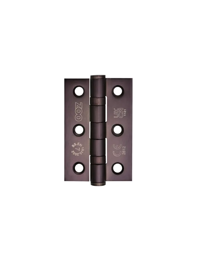 Zoo Hardware Stainless Steel Door Hinge UKCA/CE - Etna Bronze