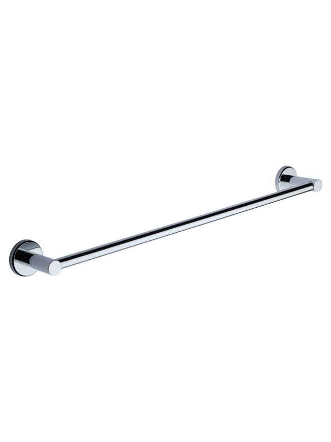 Oxford 60cm Towel Bar Rail. Wall Mounted for Bathroom and Kitchen. Polished Chrome finish