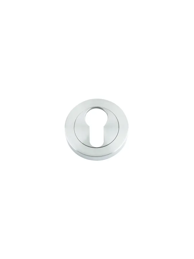 Zoo Hardware Euro profile escutcheon - Satin Chrome