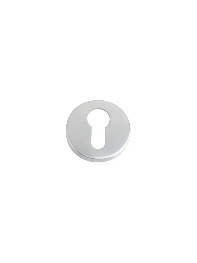Zoo Hardware Euro Profile Escutcheon - 52mm Dia - Grade 201 - Stainless Steel