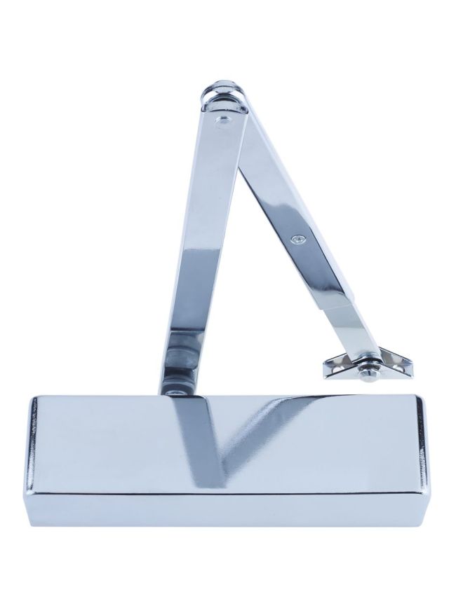 ZDC0024PN Size 2-4 Adjustable Overhead Door Closer Polished Nickel