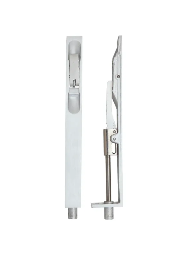 Zoo Hardware Lever Action Flush Bolt 20 x 200mm - Satin Aluminium