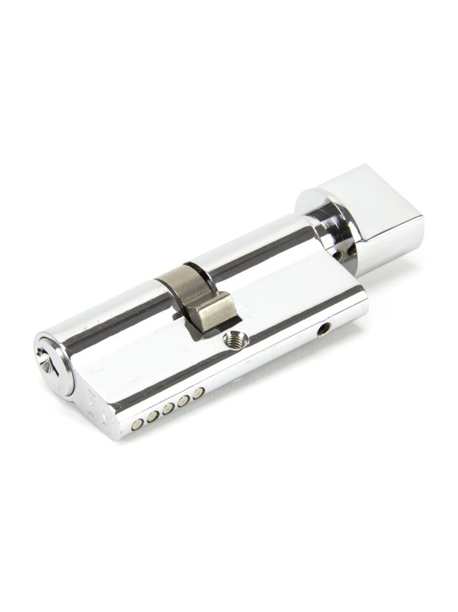 Polished Chrome 35/35 Euro Cylinder/Thumbturn