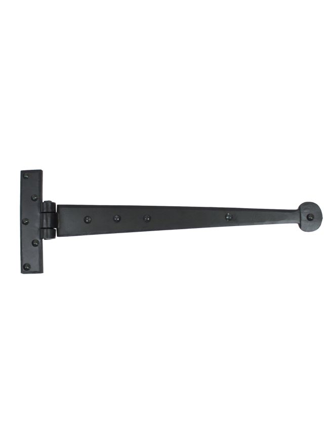 Black 15" Penny End T Hinge (pair)