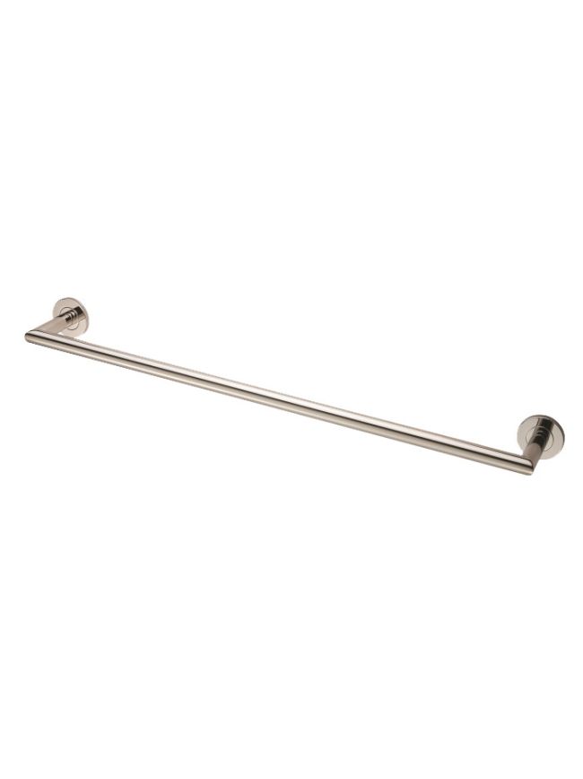 Stainless Steel Single Towel Rail 650mm - Bright Stainless Steel