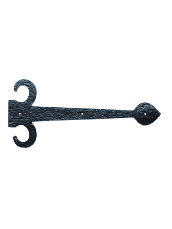 Sword Hinge Front 306mm - Black Antique