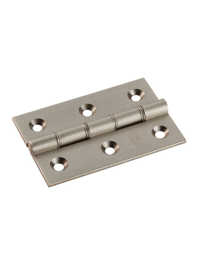 Double Phosphor  Washered Butt Hinge - Satin Nickel (Pair)
