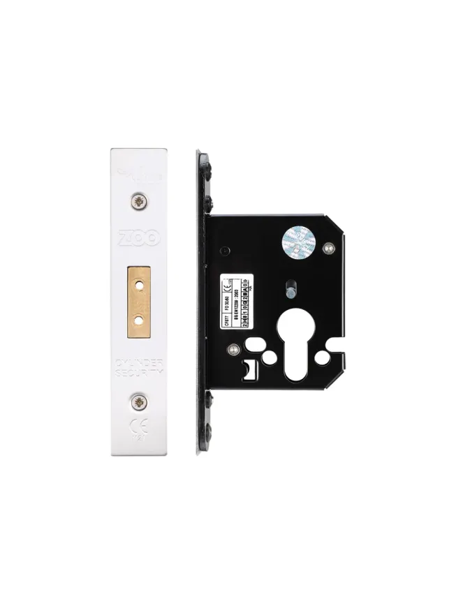 Zoo Hardware Euro Profile Deadlock - Satin Stainless