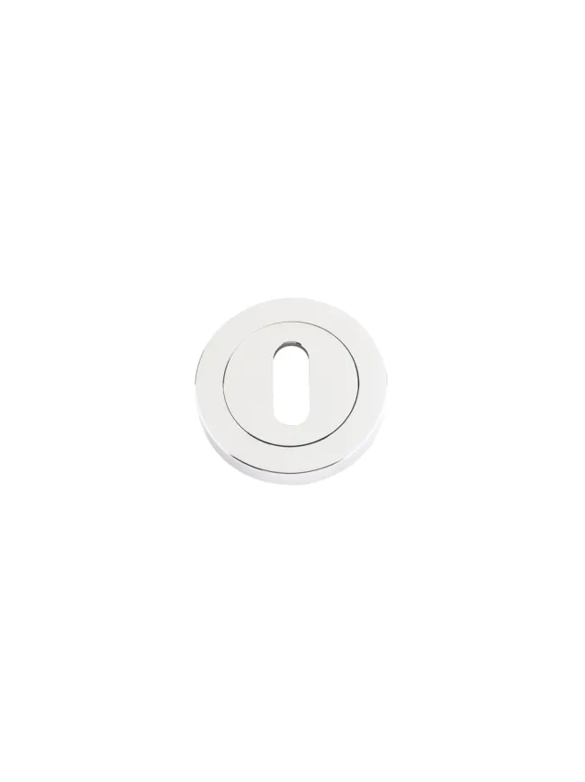 Zoo Hardware Standard profile escutcheon - Polished Nickel