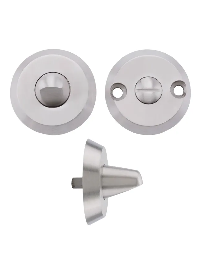 Zoo Hardware Anti Ligature Turn & release Set -5mm Spindle - Satin St. Steel - Stainless Steel