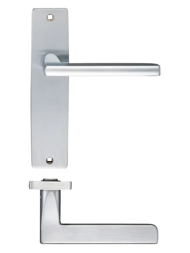 Zoo Hardware Venice Lever Latch On Backplate - 180x43mm - Satin