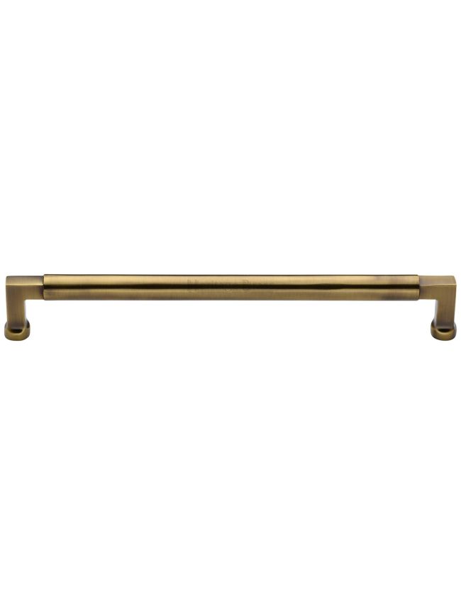 Heritage Brass Cabinet Pull Bauhaus Design 320mm CTC Antique Brass Finish