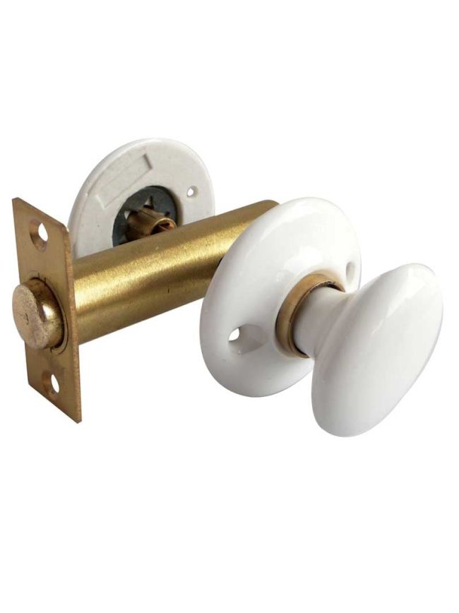 Jedo Porcelain Turn & Release (Rack Bolt Supplied Separately) White - By Frelan Hardware - JC17