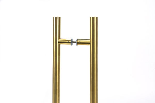 Aged Brass (316) 0.9m T Bar Handle B2B 32mm Ø