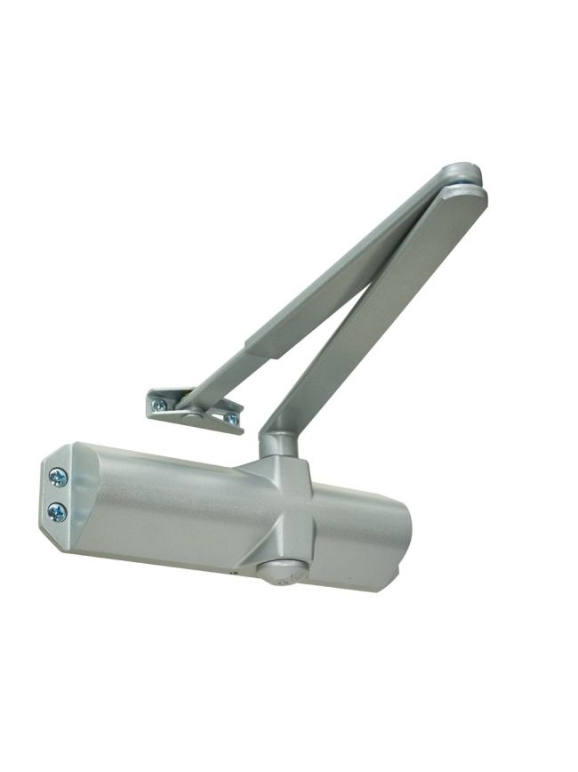 Rutland TS.3204 Door Closer, BC c/w Flatbar Armset, Silver