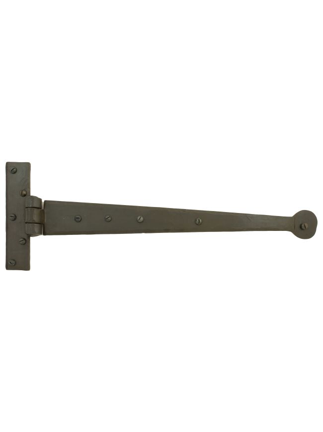 Beeswax 15" Penny End T Hinge (pair)