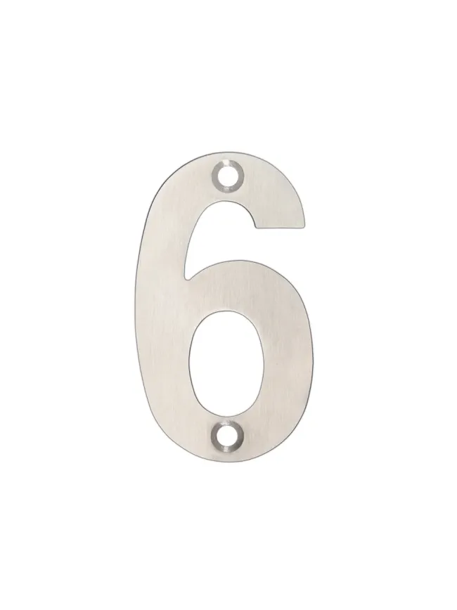 Zoo Hardware Numerals - Stainless Steel