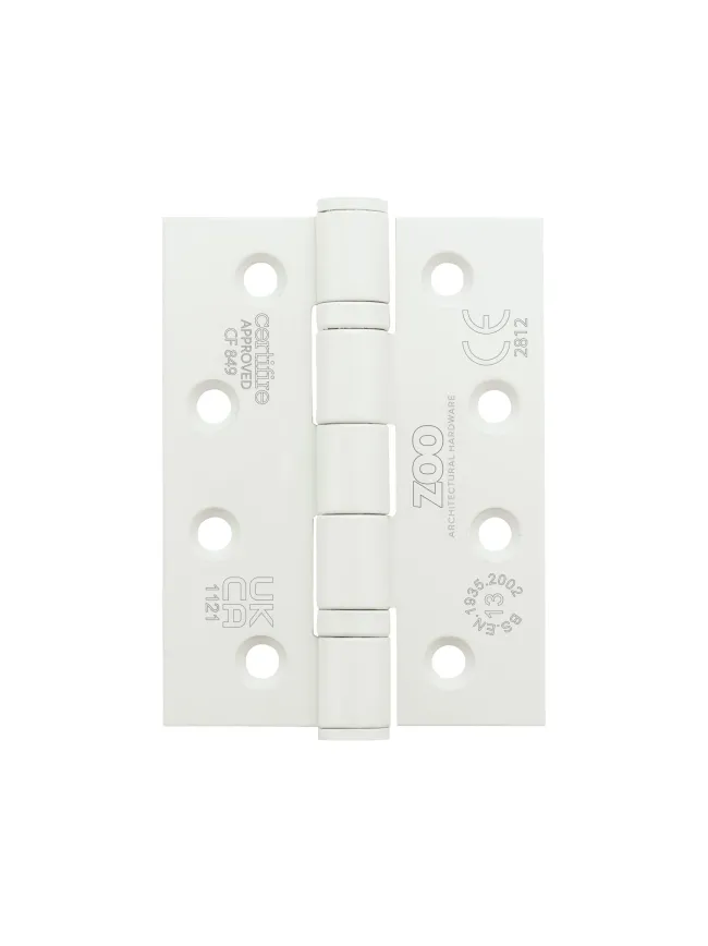 Zoo Hardware Grade 13 Ball Bearing Hinge - SS201 - CF849 - White