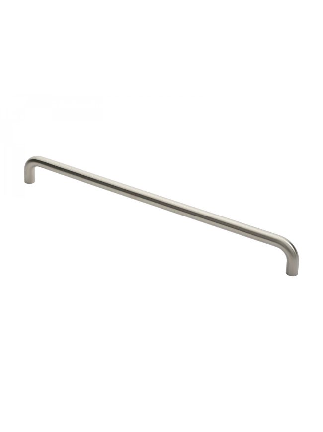 22mm D Pull Handle 600 Centres - Satin Stainless Steel