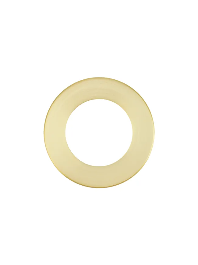 Zoo Hardware Spare screw on rose pack - Satin Brass