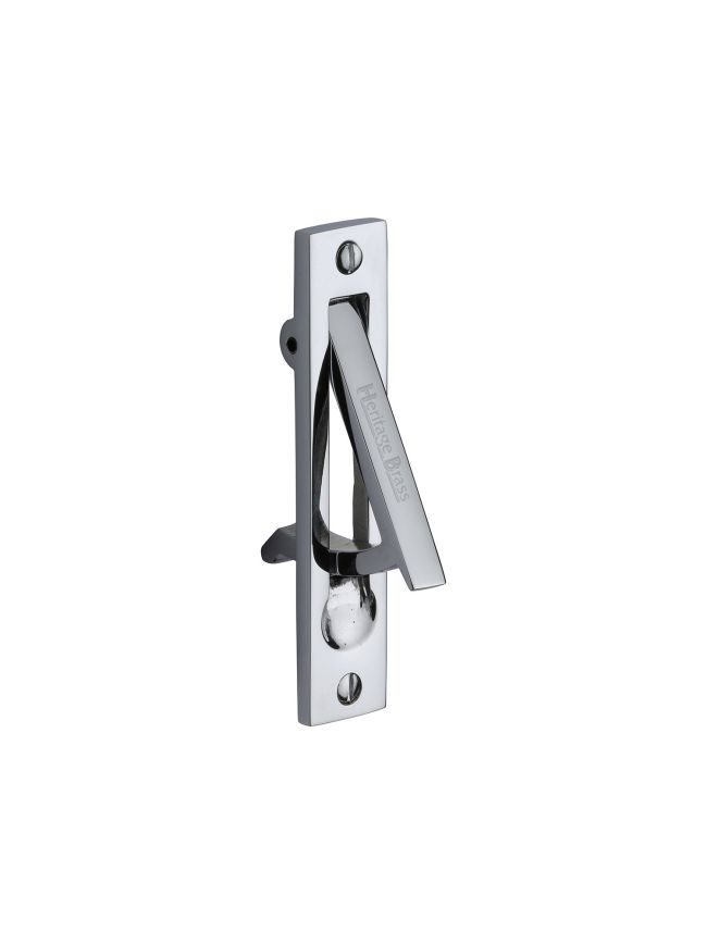 Pocket Door Edge Pull Polished Chrome finish