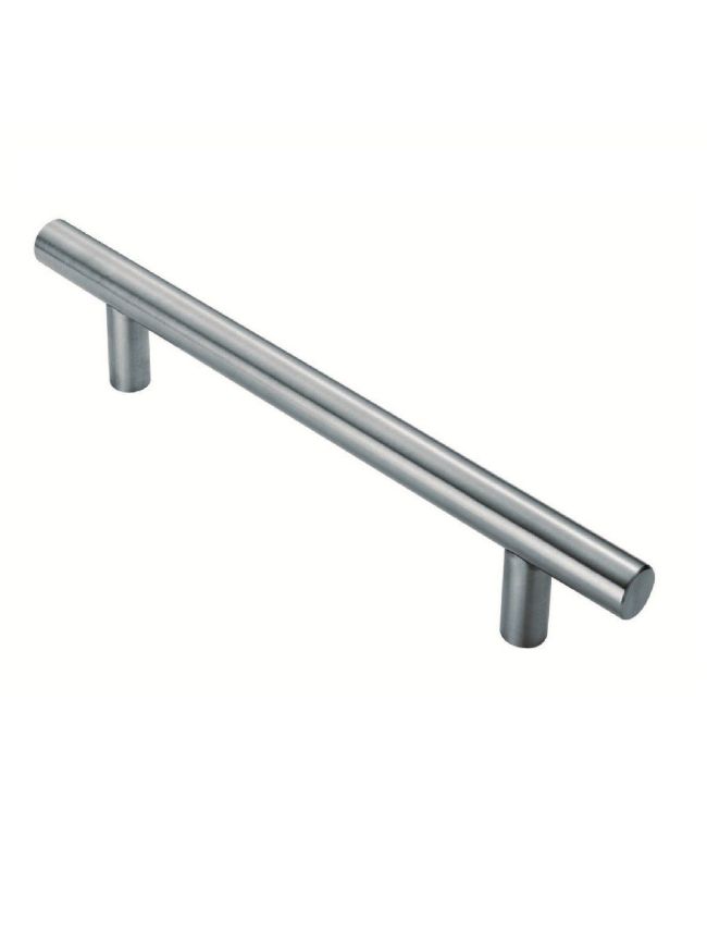 30mm Straight T Pull Handle 1000mm Centres - Satin Stainless Steel