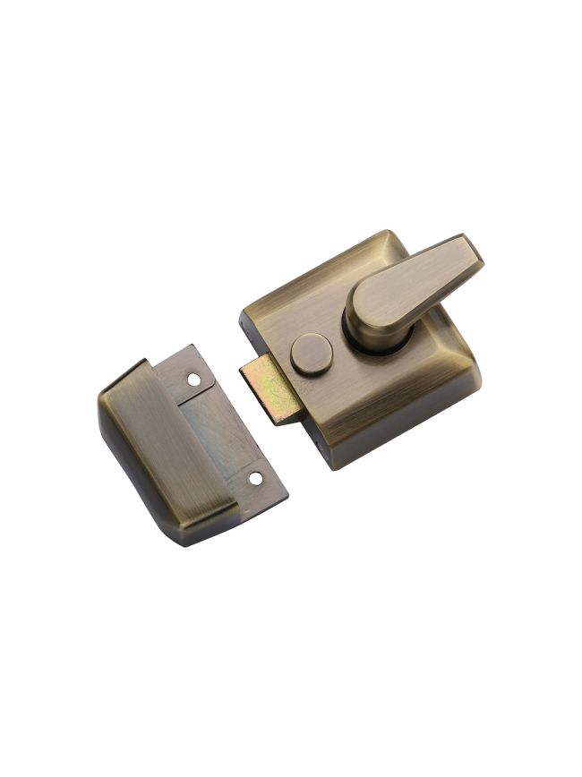 40mm Std. Nightlatch Antique Brass Finish