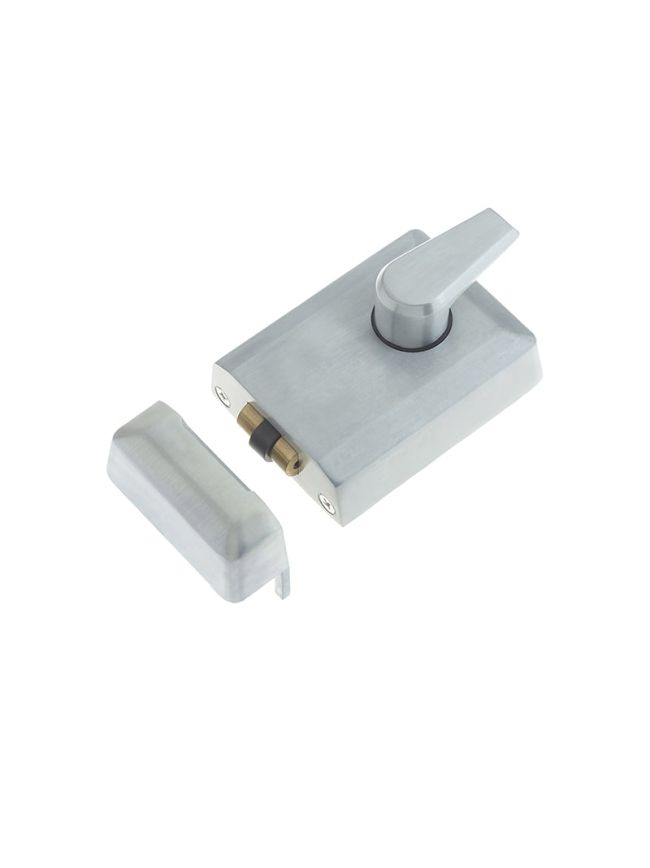 Jedo Roller Bolt Night Latches 90mm Satin Chrome - By Frelan Hardware - JL5011SC