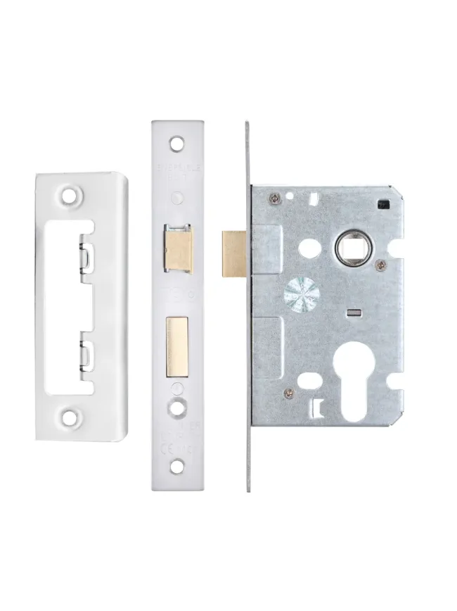 Zoo Hardware Euro Profile Sashlock 2.5" / 64mm - Satin Stainless