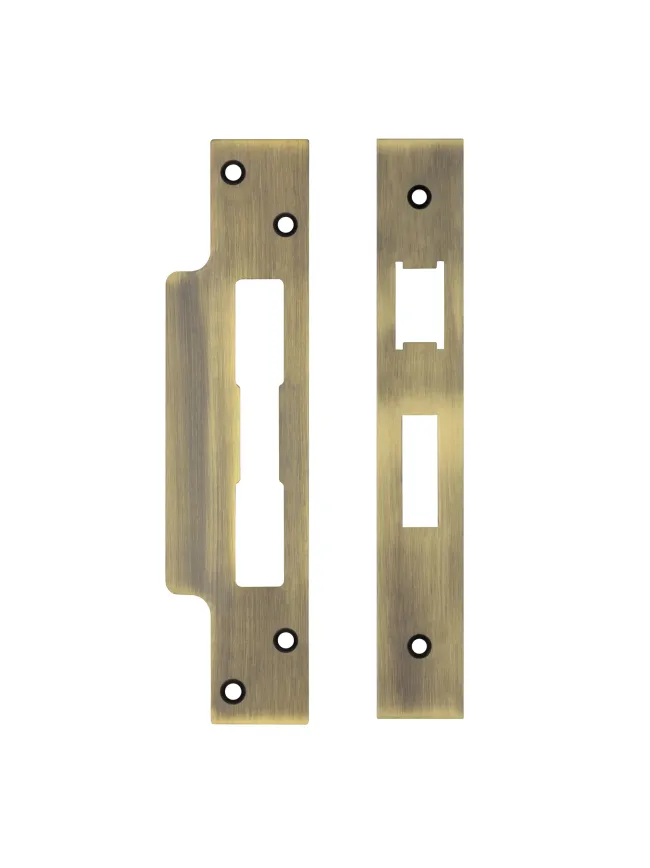 Zoo Hardware Spare Acc Pk for UK Sash Locks - *BLANK* - contains Forend, Strike and Fixing Screws - Bronze