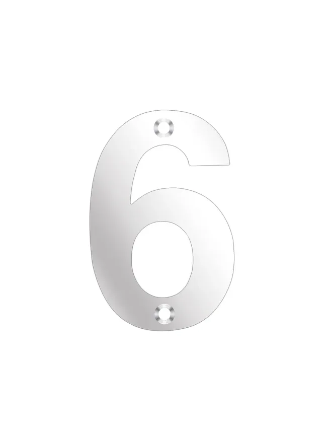Zoo Hardware Numerals - Stainless Steel
