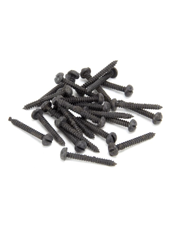 Beeswax 8 x 1Â¼" Round Head Screws (25)