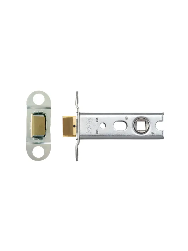 Zoo Hardware Tubular Latch (Knobs) - Architectural 45* Travel 76mm BODIES ONLY - Stainless Steel