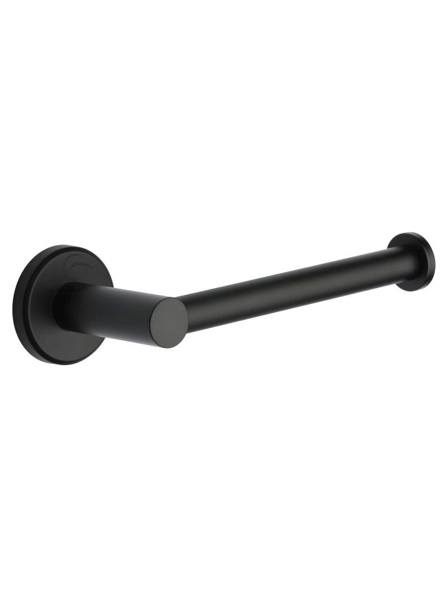 Oxford Wall Mounted Toilet Roll Holder. Black finish