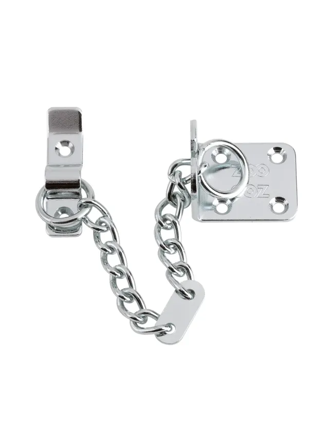 Zoo Hardware Heavy Duty Door Chain - 200mm Chain Length - Polished Chrome