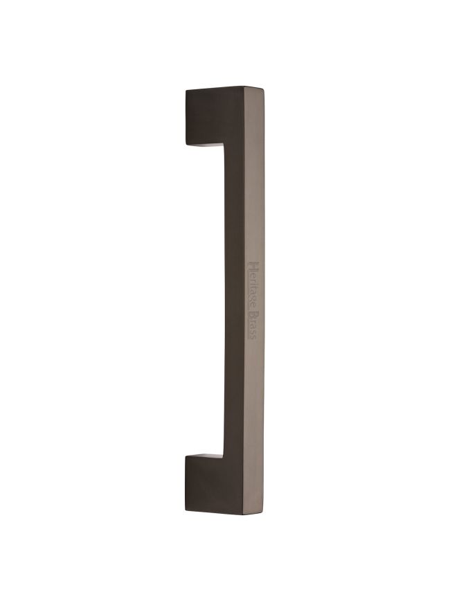 Heritage Brass Door Pull Handle Urban Design 305mm Matt Bronze Finish