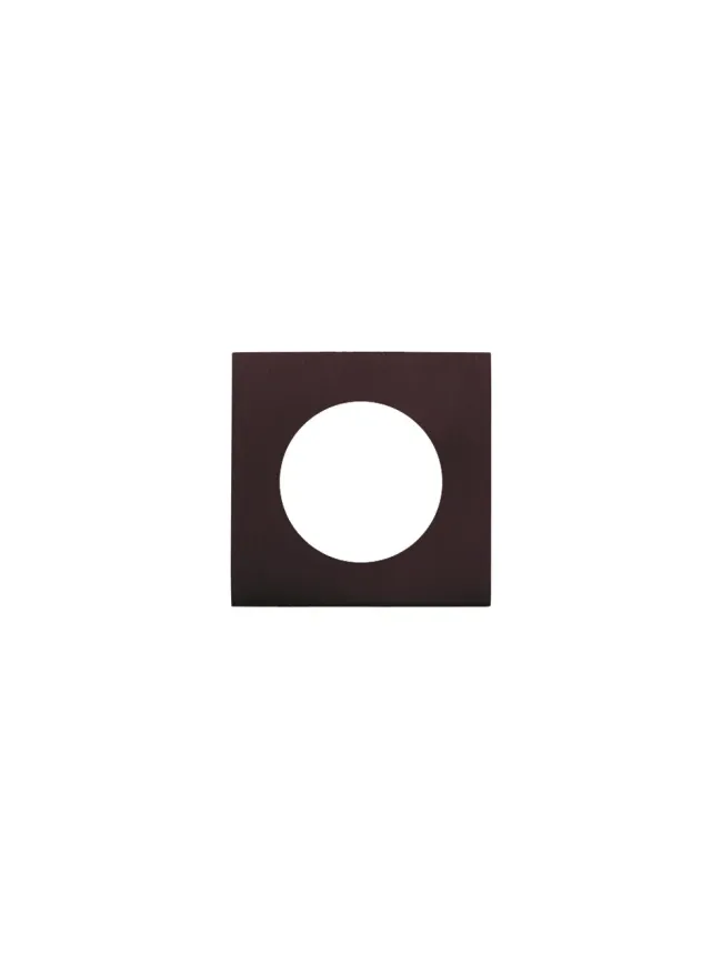 Zoo Hardware Spare square rose - Etna Bronze