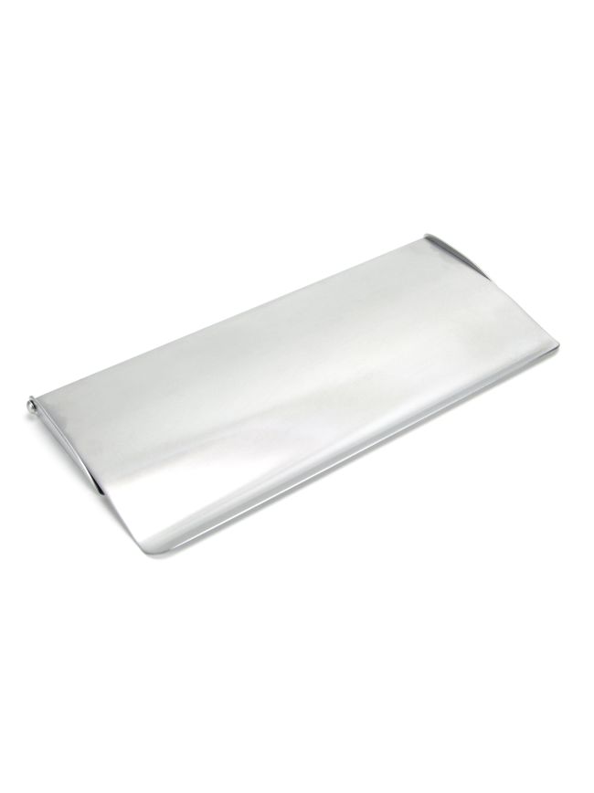 Satin Chrome Small Letter Plate Cover