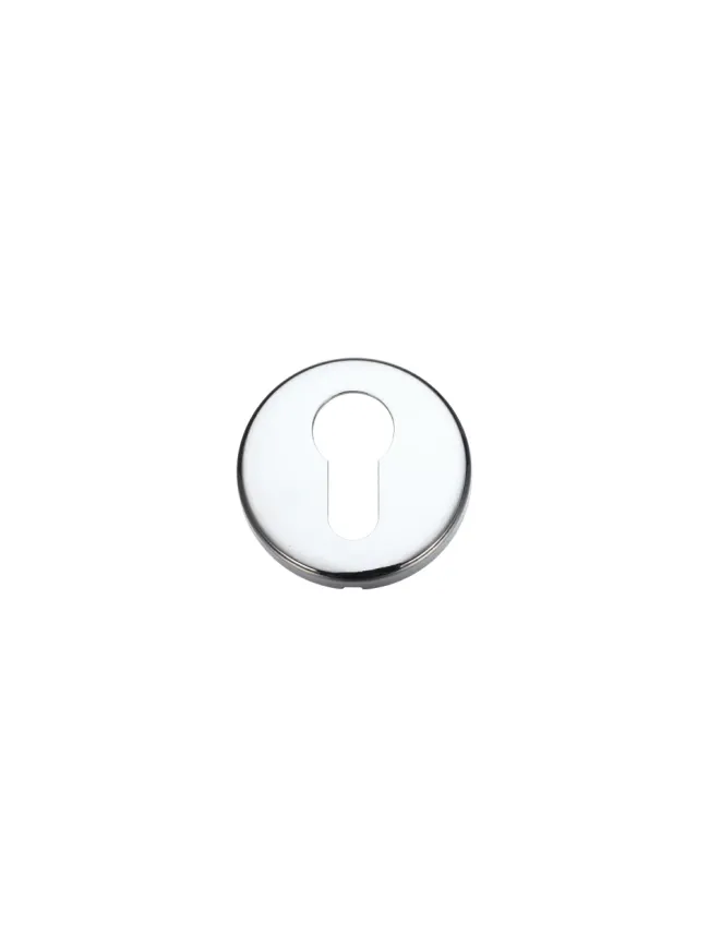 Zoo Hardware Euro profile escutcheon - Polished Chrome