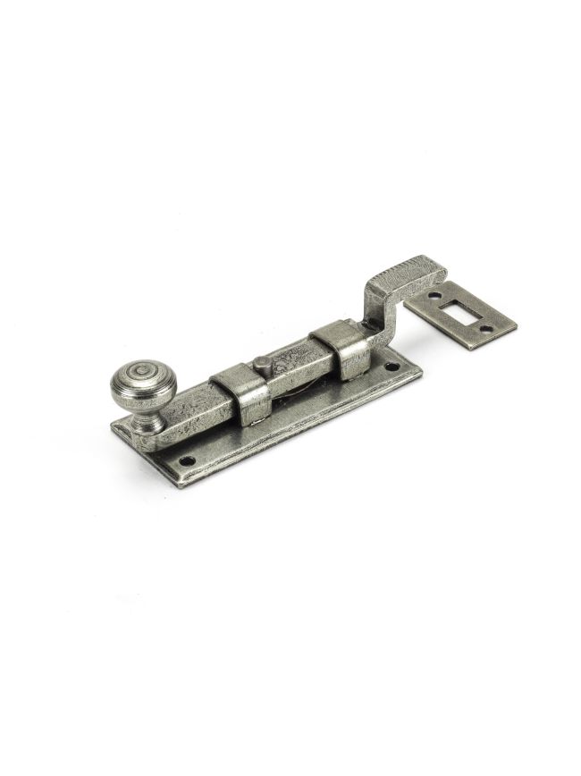Pewter 4" Cranked Knob Bolt