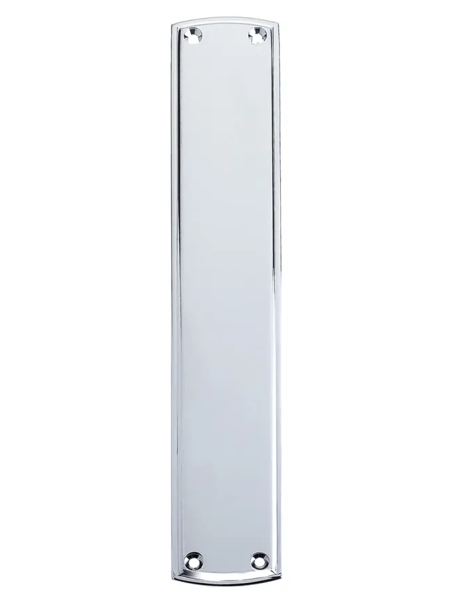 Zoo Hardware Finger Plate 64 x 382mm - Polished Chrome