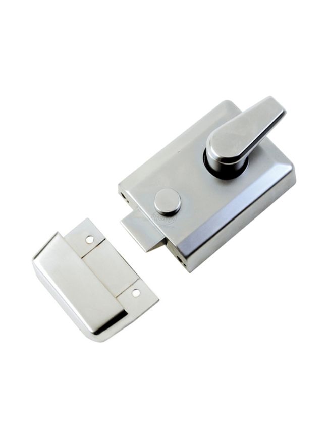 60mm Std. Nightlatch Satin Chrome Finish