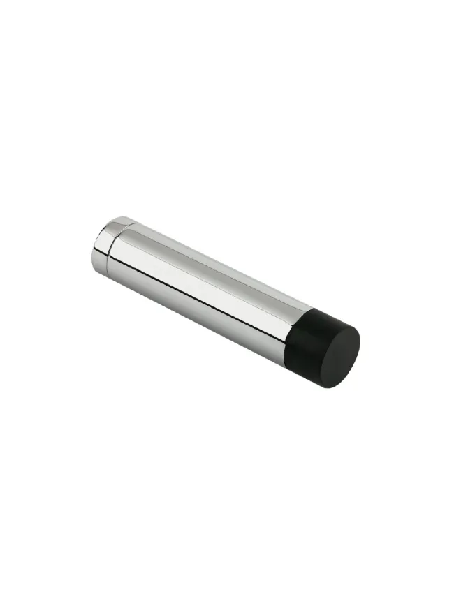 Zoo Hardware Door Stop - Cylinder without Rose 70mm - Polished Chrome