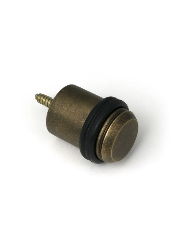 Burnished Brass Floor Mounted Door Stop